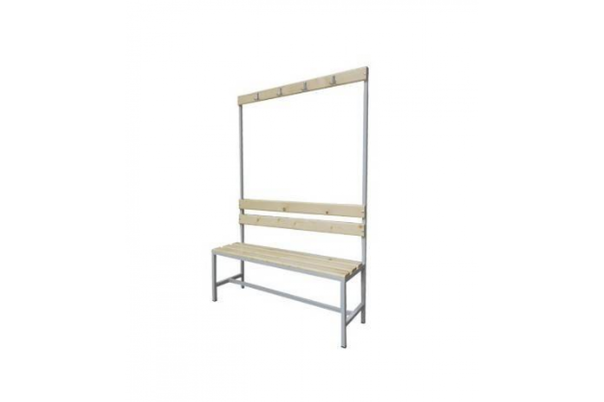 Bancuta cu spatar si cuier 1200x360x1600mm